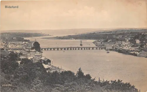 Lot370 Uk Bideford Bridge River Torridge in North Devon