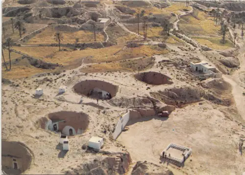 BF28376 matmata vue generale tunisia front/back image