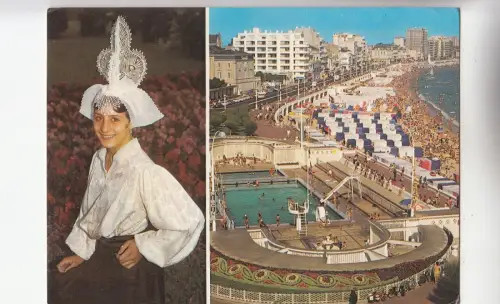 BF31113 la vendee les sables d olonne le remblai la pis france front/back image