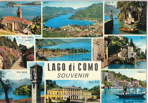 BF13034 lago di como souvenir italy front/back image