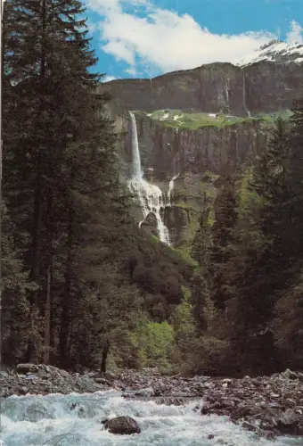 BF21600 le cirque du fer a cheval a sixt h s cascade de france front/back image