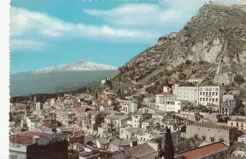 BF23149 taormina panoram con grand hotel imperiale italy front/back image