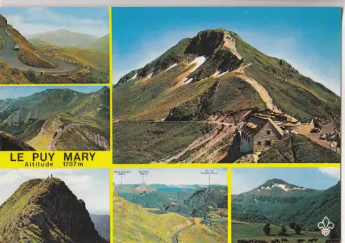 BF31212 le puy mary cantal france front/back image
