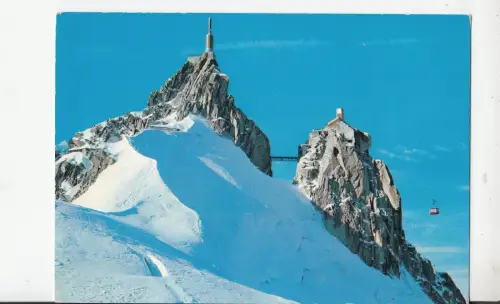 BF23478 catena del monte bianco l aiguille du midi italy front/back image