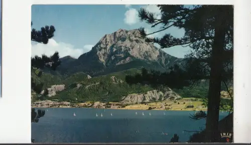 BF28700 lac de serre poncon h a regates sur le lac france front/back image