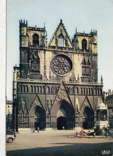 BF20489 lyon cathedrale st jean france front/back image