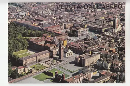 BF29350 scorcio panoramica piazza castello torino italy front/back image