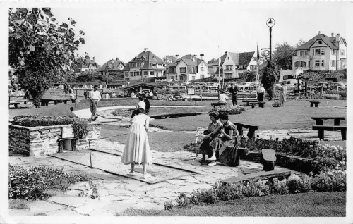 Lot183 Knokke Zoute Golf Miniatur Belgien Echtfoto