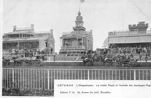 B58723 Ostende L`Hippodrome Le Chalaet Royal belgium