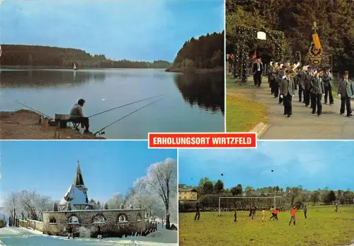 B108993 Belgien Werbeverein Wirtzfeld Wirtzfeld Winter, Fischer Fußball