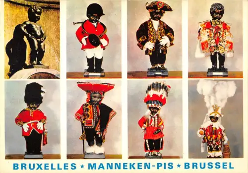 B110370 Belgien Bruxelles Brussel Manneken Pis Statuen
