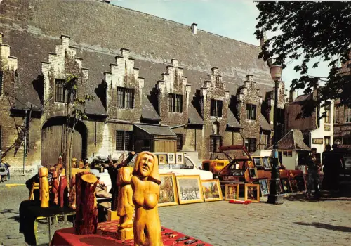 B109203 Belgien Gent Quadratische Gemälde Skulpturen