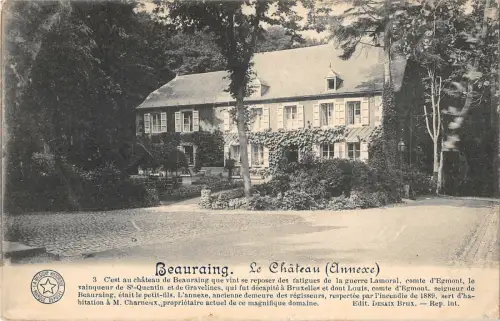 B107584 Belgien Beauraing Le Chateau Annexe Echtfoto UK