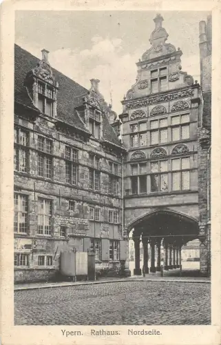 B105572 Belgien Ypern Rathaus Nordseite