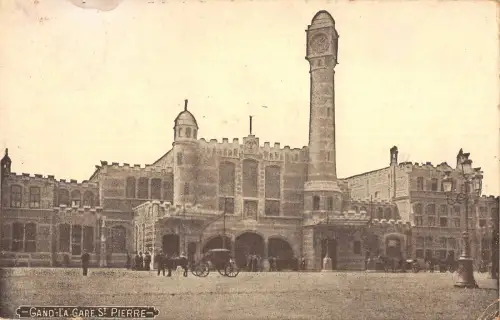 B107899 Belgien Gand La Gare Bahnhof St Pierre Echtfoto UK