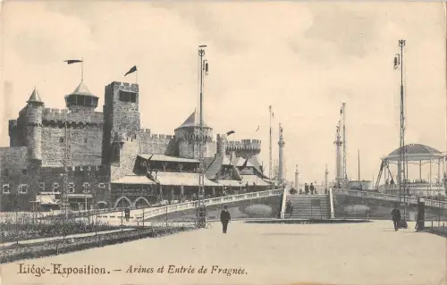 B107643 Belgien Liege Exposition Arenes et Entree de Fragnee Echtfoto UK