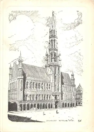 B110522 Belgien Bruxelles Hotel de Ville Rathaus