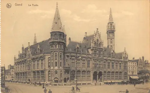 B107965 Belgien Gand La Poste Post Office Echtfoto UK