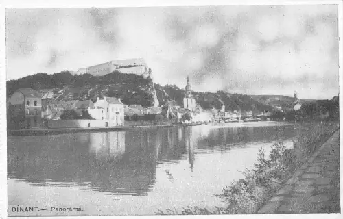 B105604 Belgien Dinant Panorama Fluss Gesamtansicht