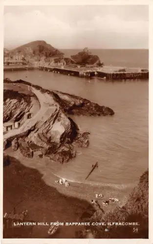 B89666 Laternenhügel von rapparee cove ilfracombe uk