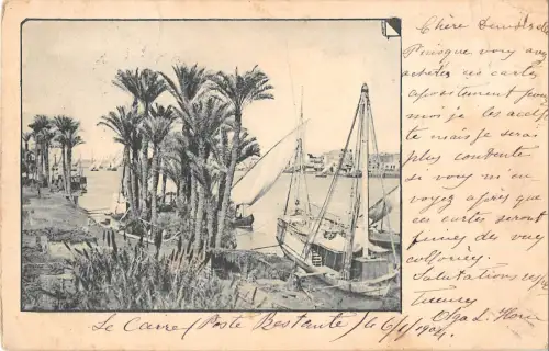 BF8637 Schiff Ägypten Kairo Bateaux Ägypten