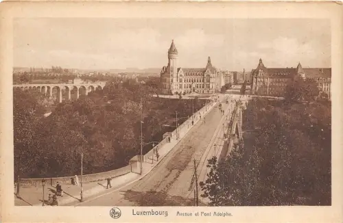 Br35714 Luxembourg Avenue et Pont Adolphe luxembourg