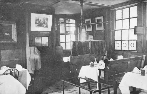 BR67500 The Cosy Corner Chop Room Ye Olde Cheshire Cheese Postkarte UK 14x9cm