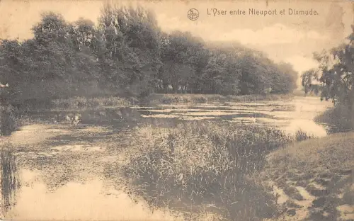 BR55865 l yser entre Nieuport et Dixmude belgium