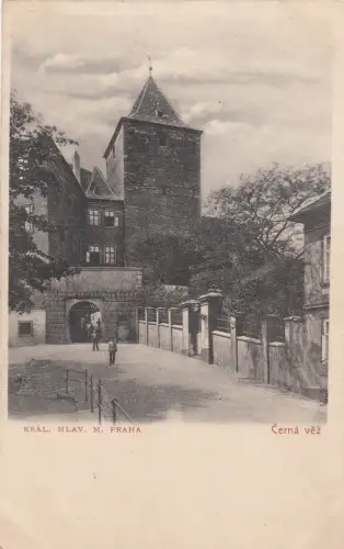 B77923 kral hlav praha cerna vez czech republic scan front/back image