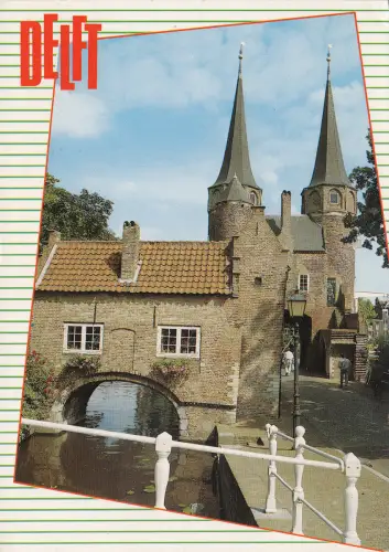 BF29592 delft oostpoort voreger sint catharinasport netherland front/back image