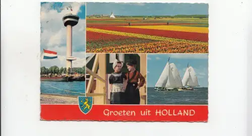 BF30806 groeten uit holland types child netherland front/back image