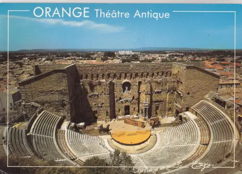 BF15100 Orange Vaucluse Theater Antik Frankreich Vorder-/Rückbild