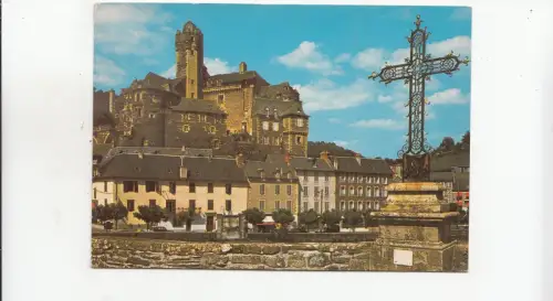 BF21885 estaing aveyron vue generale france front/back image