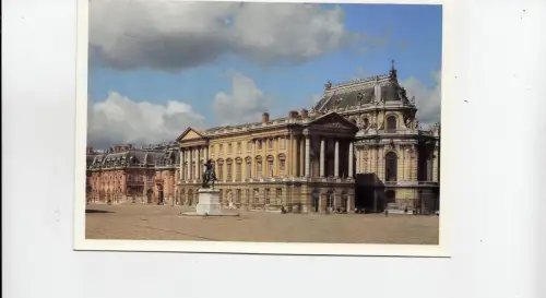 BF13692 la chapelle et l aile lou chateau de versailles france front/back image