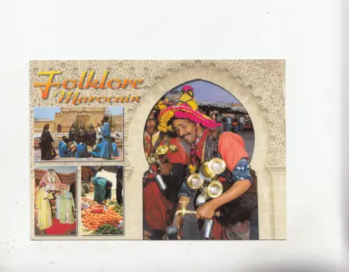 BF27090 Folclore Marocain Marocco Types Front/Back Bild