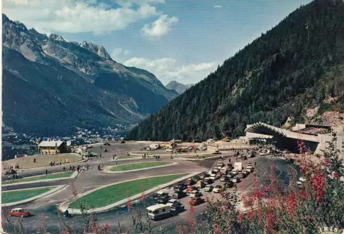 BF14291 chamonix mont blanc tunnel du mont blanc france front/back image