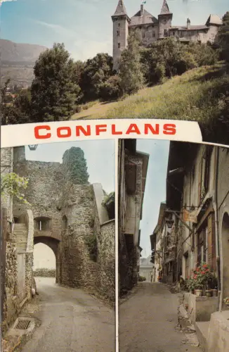BF20051 conflans cite medievale savoie france front/back image