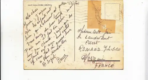 BF23261 Riviera Adriatica Schiff Italien Vorder-/Rückbild