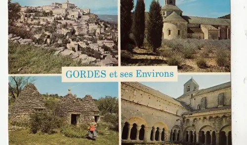 BF14997 gordes et ses environs france front/back image