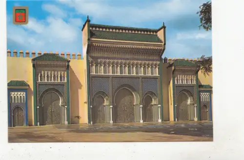 BF28286 palais royal fez fes marocco front/back image