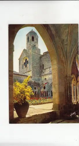 BF21858 abbaye de fontfroide le cloitre narbonne france front/back image