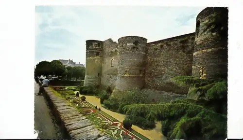 BF15799 le chateau angers france front/back image
