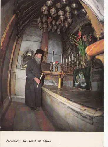 BF17645 Jerusalem Kirche des Heiligen Grabes Grab Israels Vorder-/Rückseite Bild