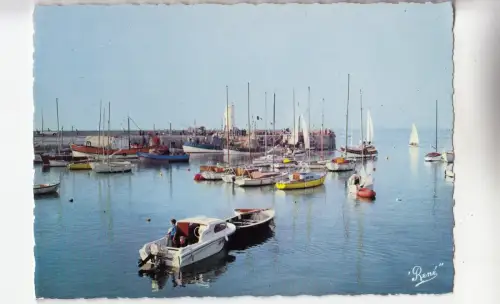 BF31038 piriac l a bateaux au repos dans leport ship france front/back image