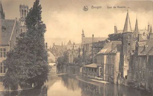 B105288 Belgien Brügge Quai du Rosaire Kirche