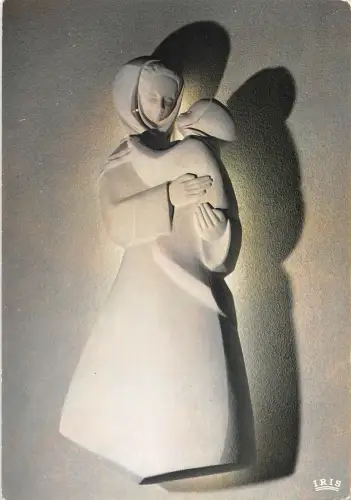 B108827 Belgien Koksijde O.L Vrouw Ter Duinenkerk Statue de N. Dame des Dunes