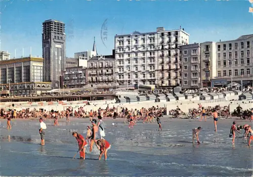 B108759 Belgien Blankenberge Strand und Promenade Strand Plage