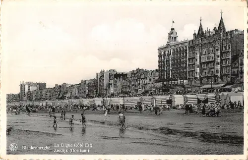 B107350 Belgien Blankenberge La Digue Zeedijk Echtfoto