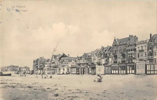 B107352 Belgien la Panne La Digue Promenade Echtfoto UK