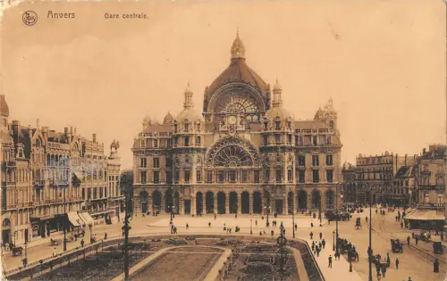 B105736 Belgien Anvers Gare Centrale, Bahnhofspromenade